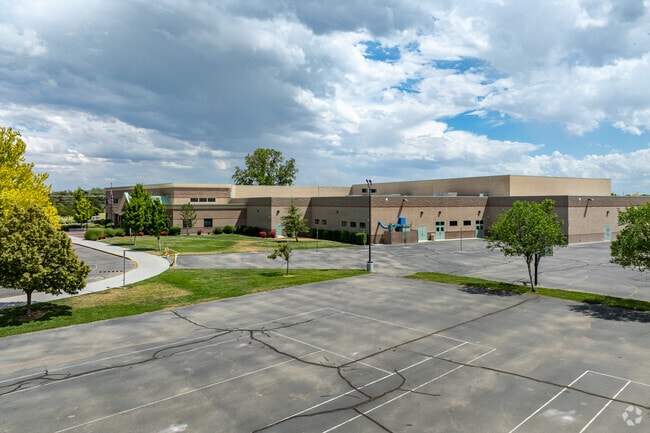 Lone Start Middle School located in Boise overlooks the Owyhee mountains to the south.