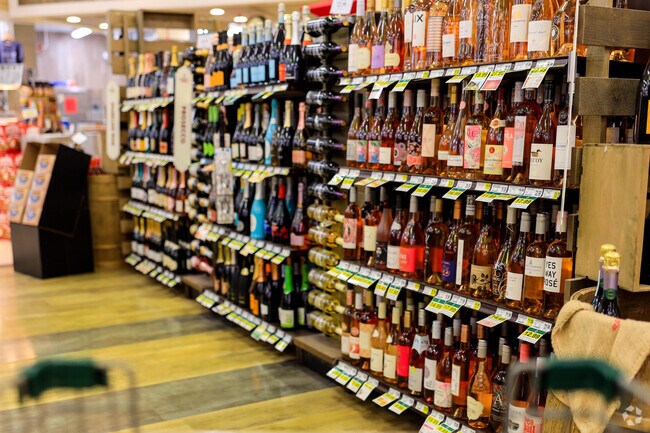 The local Lowe's market has a large wine selection near Cordesville.