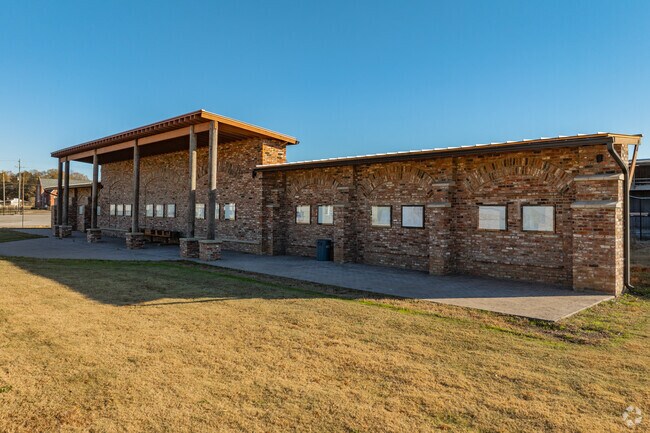 Memorial Park in Historic Downtown Bemis features an historic photo gallery of the Bemis Bros Bag Company.