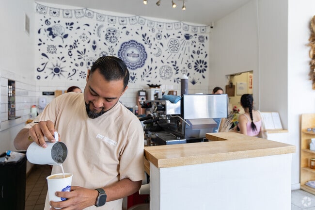 Mi Cafecito Coffee in near South Pomona  has specialty latte options for coffee lovers.