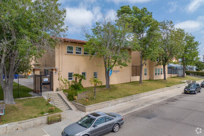 St. Katharine Drexel Academy's playground is kept secure by a fence.