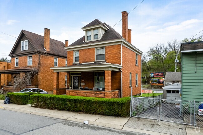 Traditional four square homes have great craftmanship in Overbrook.
