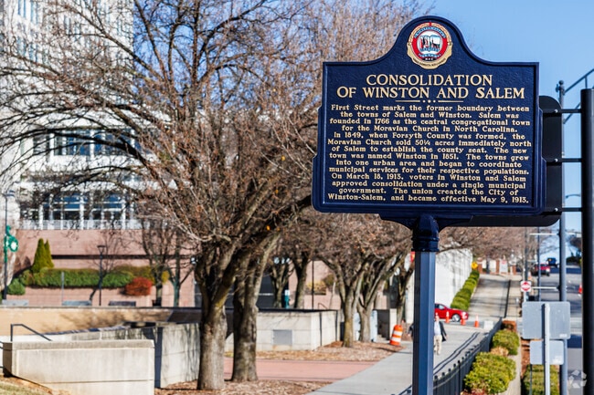 Situated on historic 1st Street, Corpening Plaza offers a charming setting.