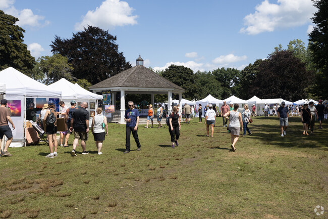 South Portland Art in the Park is a major event in Knightville.