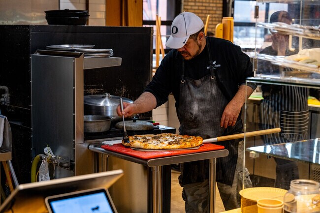 Johnny Ox Pizzeria at Union Street Market is a popular spot for Broad River residents.