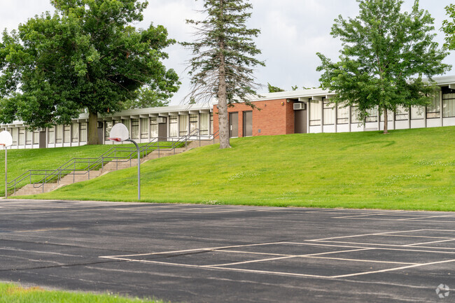 Backside of Madison Elementary.