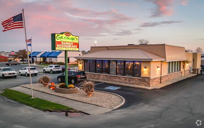 If you're looking for a great place to have dinner, consider George's Family Restaurant in Lowell.