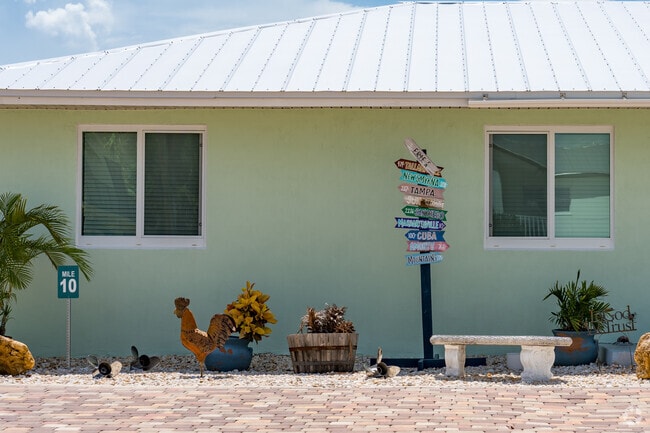 Cudjoe Key residents enjoy adding character to their homes.