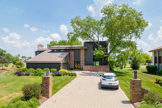 Custom contemporary homes add a modern flair to the variety of housing styles in Darien.