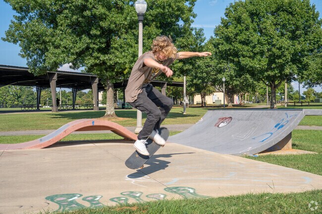 Try out some new tricks at Jaycee Park in Greater Alberta.