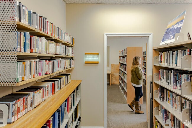 The Beacon Falls Public Library is located on the top floor of the town hall building.