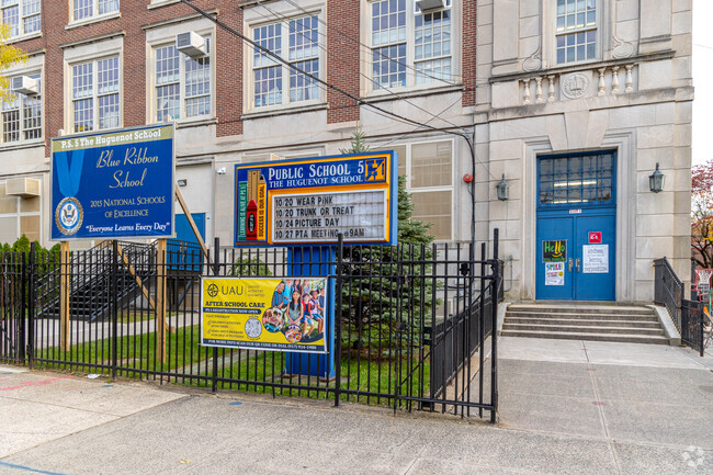 P.S. 5 Huguenot is a Public Elementary School in Prince's Bay, Staten Island, NY.