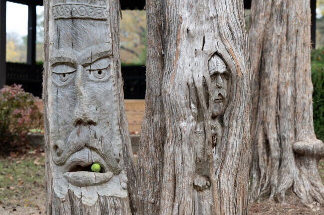 Orr park offers many carvings around it's walking trail for you to enjoy.