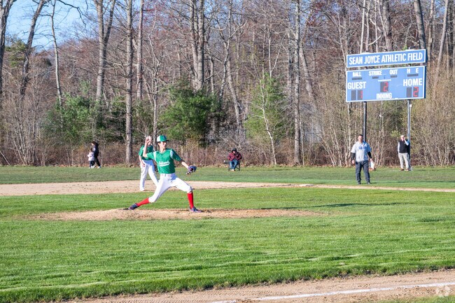 Kids enjoy America's favorite pastime at Summer Field in Holbrook.