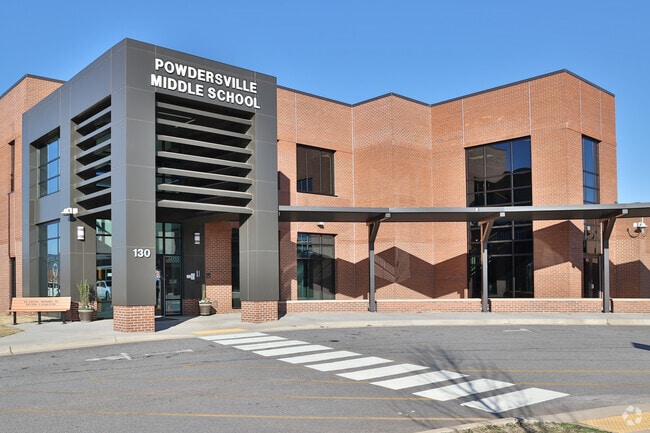 Powdersville Middle School serves grades six through eight and offers a variety of clubs and extracurricular programs.