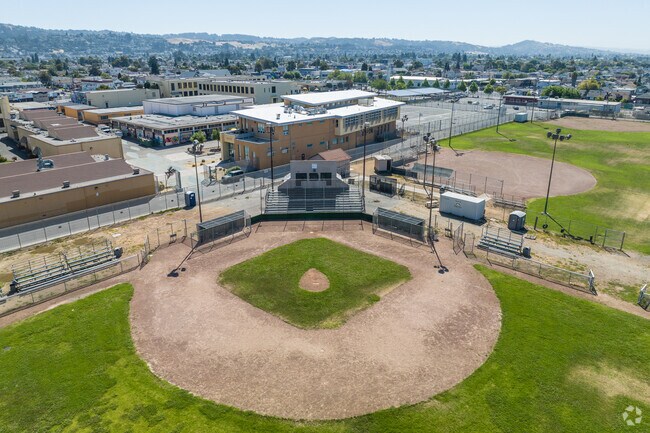 Carter-Gilmore’s baseball diamond is a centerpiece of the Coliseum neighborhood.