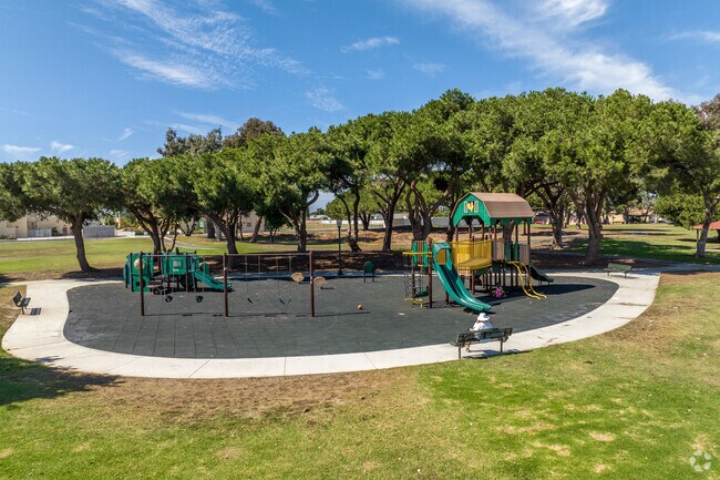 The large playground at Lemonwood Park is the perfect place for kids to play after school.