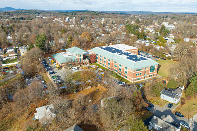 Norrback Ave Elementary is situated up on a hill and feels very private.