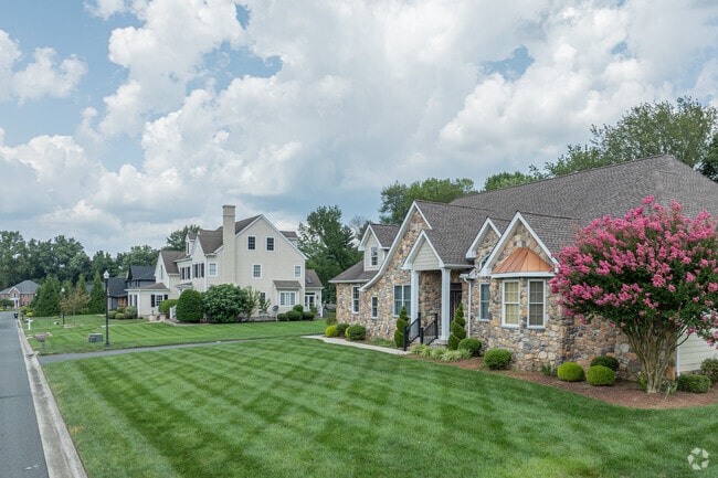 Modern traditional homes are found in several developments in Kent Acres.