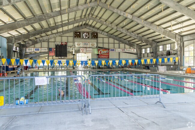 Chargois Park in Arnould Heights, Lafayette, has an Olympic-size swimming pool.