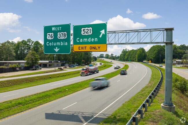 Residents of Palmetto Park have Highway 378, a direct route from Sumter to Columbia.