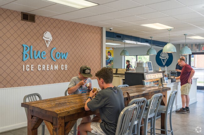Riverland-Walnut Hill kids enjoy the best Ice Cream in Roanoke at Blue Cow Ice Cream.
