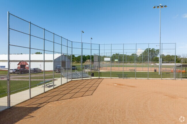 Veterans Memorial Park in Portage has large sports fields, like this baseball diamond.