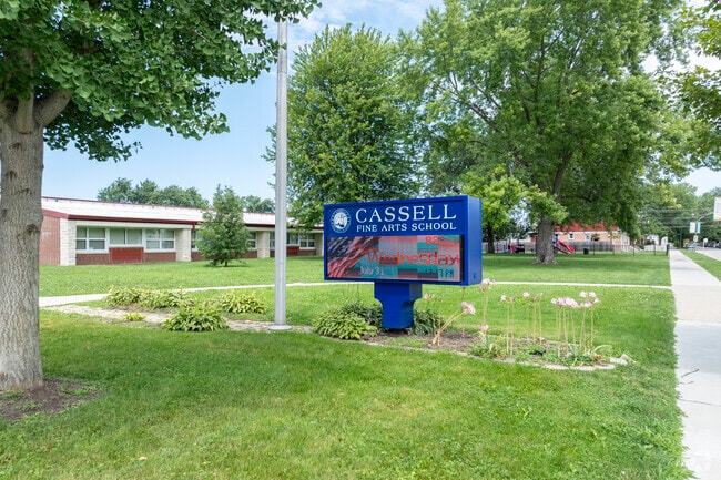 George F Cassell Elementary School is a public school.