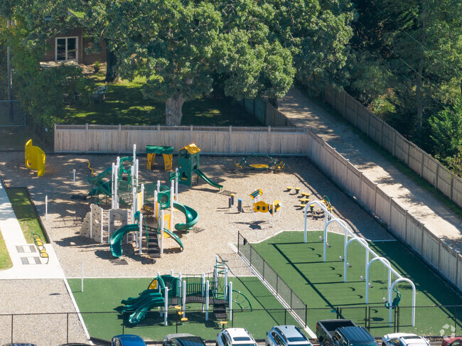 The smaller playground on the side of Springs School.