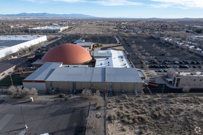 An aerial view of Legacy Academy.