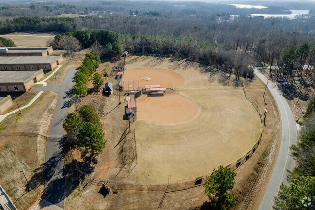Baseball fields at Blue Ridge Middle School