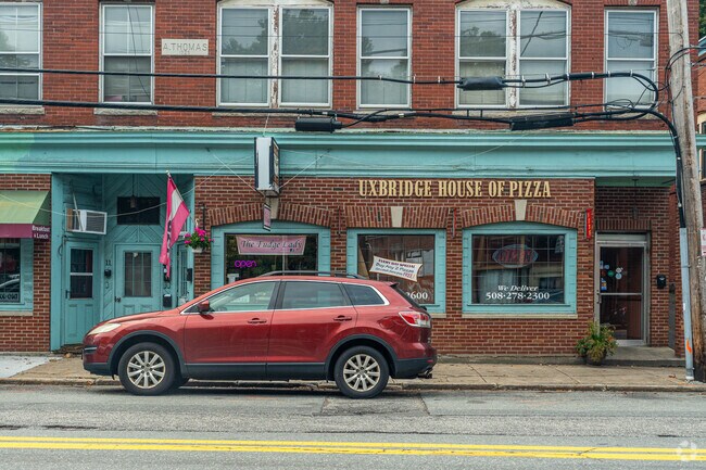 Stop by and grab a slice at Uxbridge House of Pizza.