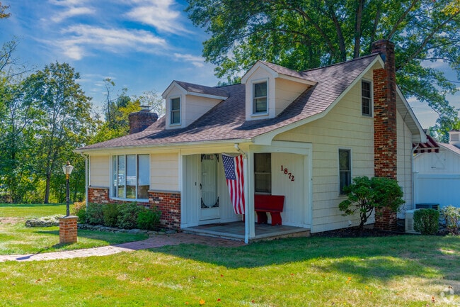 Cape Cod homes add historic charm to Martinsville's residential areas.