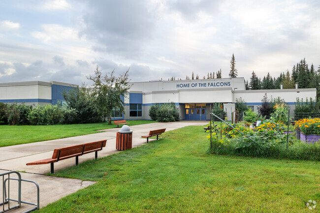 Students enjoy the atmosphere at University Park Elementary School in Fairbanks.