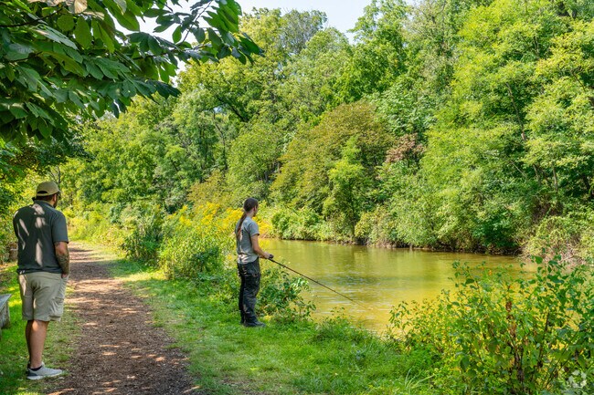 Go fishing with friends at the Union Canal Tunnel Park in Lebanon.