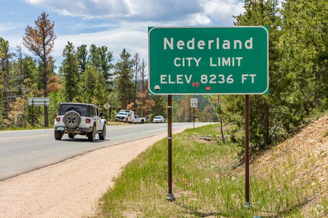 Nederland is 10 miles west along Sugarloaf Road and has multiple commercial options.