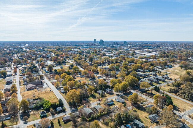 North East Winston offers a view of the downtown skyline.