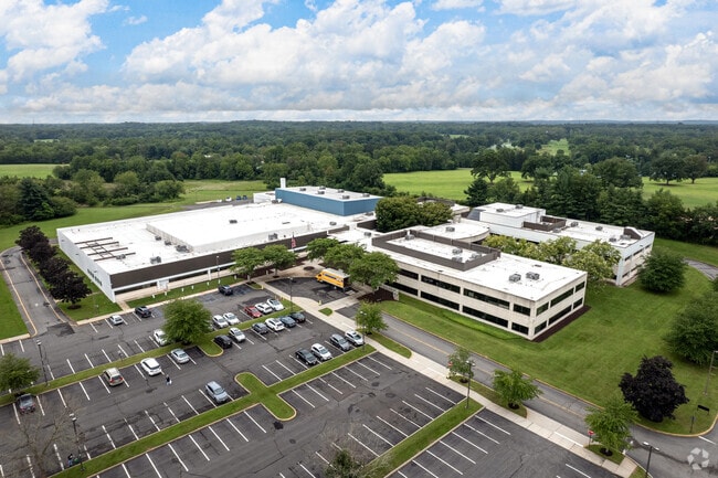 Aerial view of Central Jersey Charter Prep School.