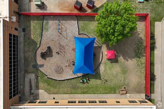 Students at Lorene S. Kirkpatrick Elementary School love to have recess on the playground.