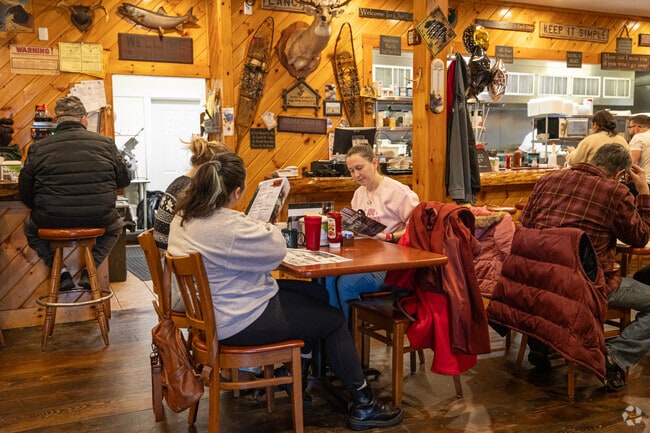 Michael's Bridge Diner is always busy with locals on a Saturday morning.