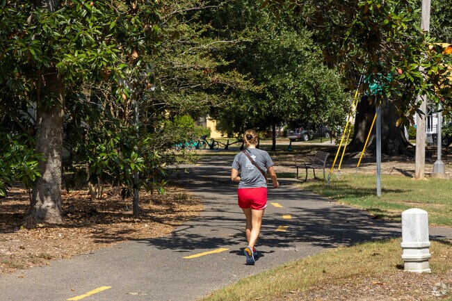 Many residents of the Garden District lead active lifestyles.