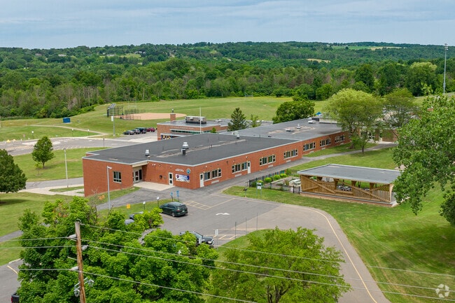 Raymond C. Buckley Elementary School is in a rural setting.