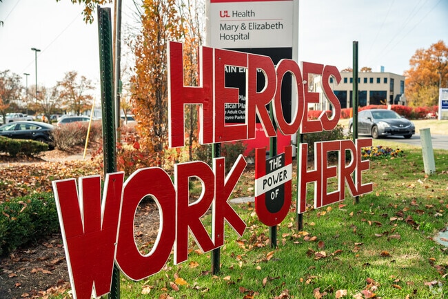 With an inspiring sign out front, Mary and Elizabeth Hospital beckons with hope and healing.
