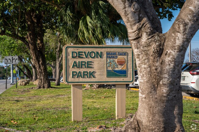 Devon Aire Park is a popular attraction providing space for picnics and family walks.