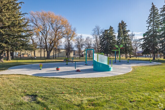 City Park offers Conrad residents open fields and shady trees.