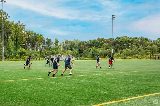 Play frisbee with friends at Loisdale Park in Springtown.