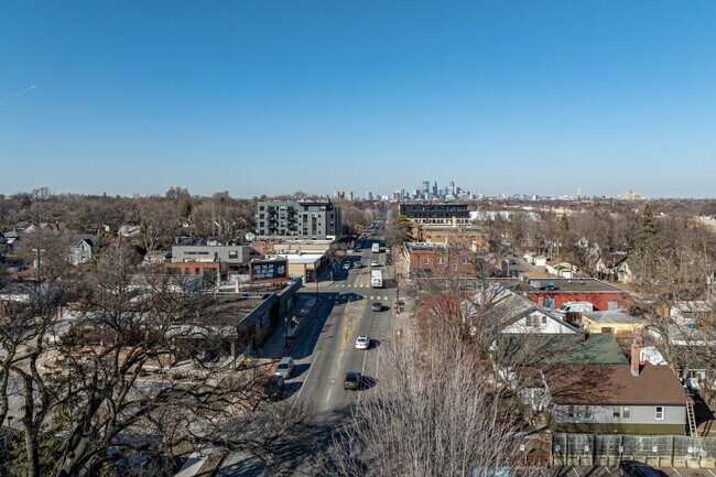 Kingfield has a majority of its shopping along Nicollet Ave.