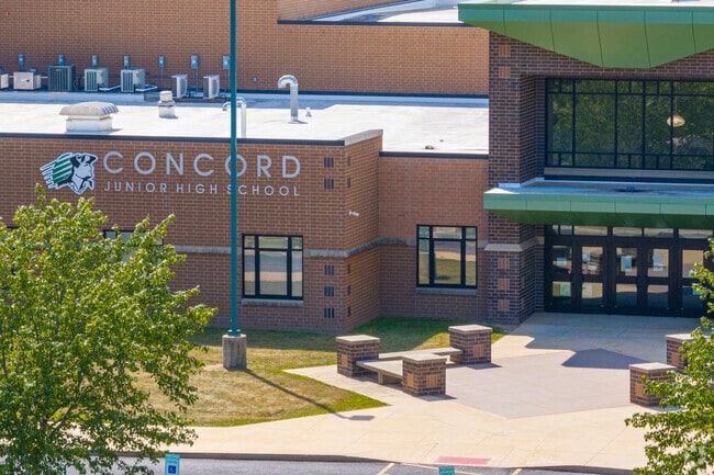 Concord Junior High School teaches grades 7-8.