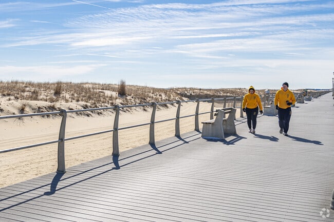 Take an afternoon stroll and breathe in the sea air on the boardwalk in Sea Girt.