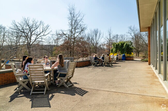 King locals enjoy the spring sunshine outside in the Matthaei Botanical Gardens.